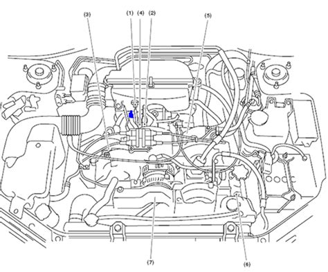 subaru forester engine diagram