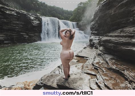 corwinprescott londonandrews photography nudity outdoors waterfall curvy thick bbw