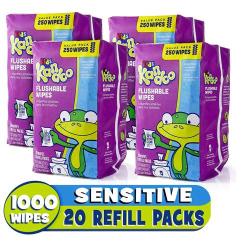 amazoncom flushable baby wipes  refillable container  kids
