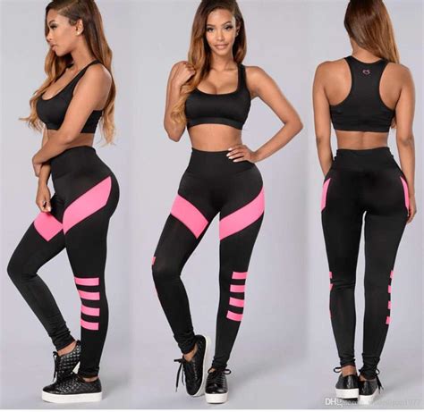 2019 s xxxl women slim running sports leggings pants fashion high waist striped elastic beauty