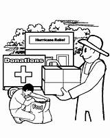 Helping Coloring Others Pages Hurricane Drawing Relief Homeless Warm Give Clothes People Kids Getdrawings sketch template