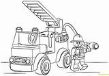 Lego Fire City Truck Pages Coloring Color Online sketch template
