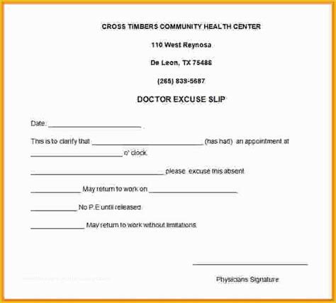 printable doctors notes templates  print doctor notes  work