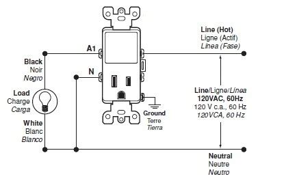 switch  pilot light wiring diagram leviton