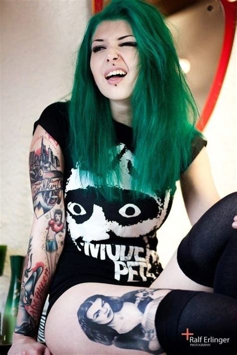 17 tattooed punk girls who rock tattoos and artists pinterest punk