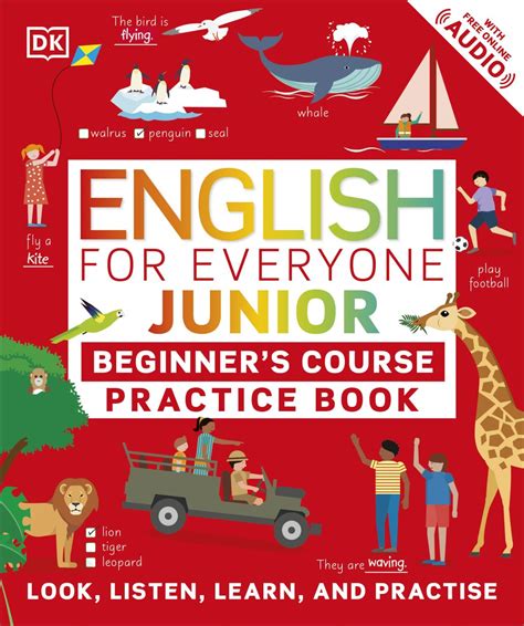 english   beginners practice book junior  dorling