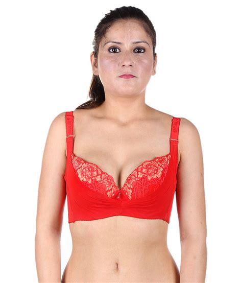 buy gwyn lingerie red silk bras online at best prices in india snapdeal