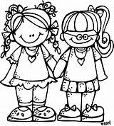 Clipart Friends Sisters Twins Two Melonheadz Friend Talking People Group Transparent Family Siblings Drawing Twin Cliparts Freebie Cartoon Forever Graphic sketch template