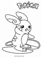Pokemon Coloring Pages Alola Printable Kids Pokémon sketch template