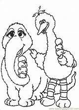 Sesame Street Coloring Pages Road Signs Color Printable Snuffleupagus Colouring Elmo Book Characters Sheets Bird Big Sign Kids Snuffy Monster sketch template