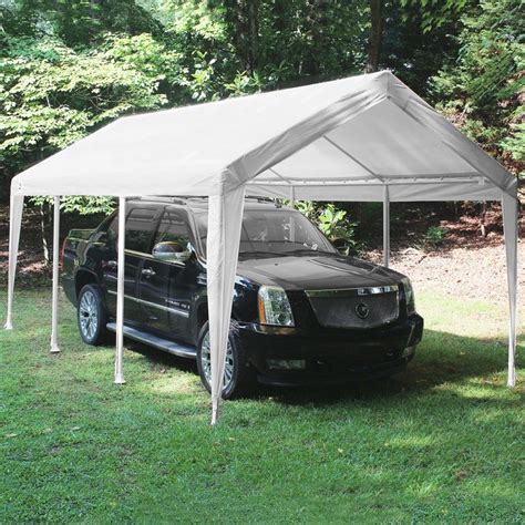 king canopy titan    ft canopy replacement cover white outdoor shade canopy carport