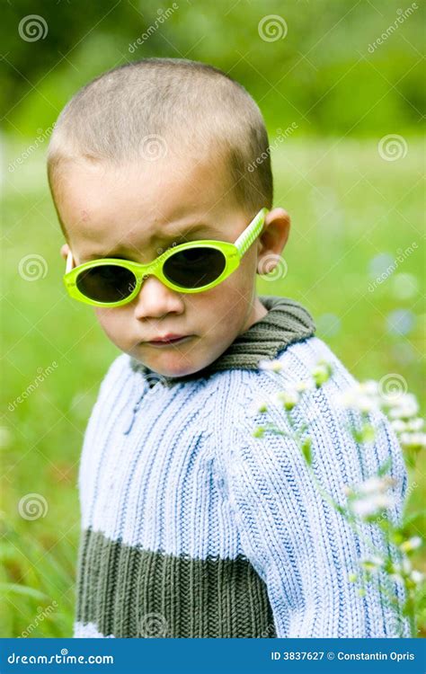 cool boy stock image image  caucasian sunglasses green