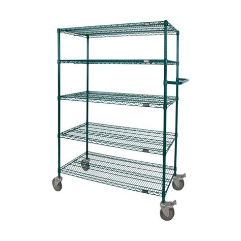 wire shelf push cart