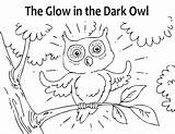 Storybook Owl sketch template
