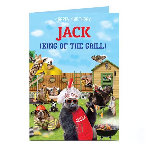 buy personalised birthday card king of the grill for gbp 1 79 card