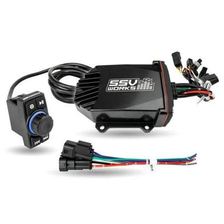 ssv works mrbr  watts universal bluetooth rocker switch audio system  amplifier