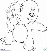 Charmander Coloring Pages Lineart Colouring Printable Pokemon Print Deviantart Pa Pikachu sketch template