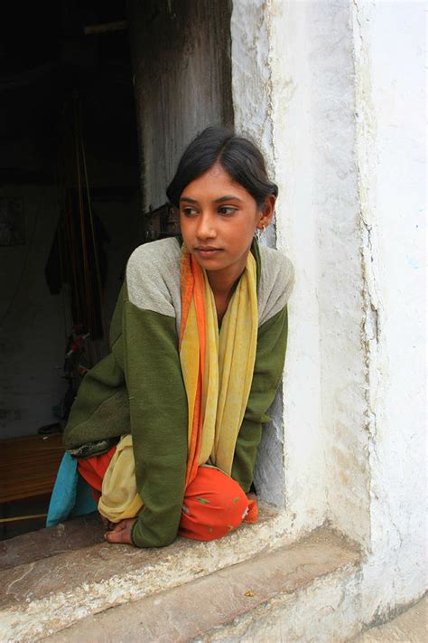 village girl india photograph by amanda stadther fine art america