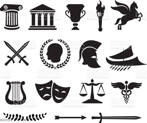 Ancient Greek Royalty Free Vector Illustration Stock