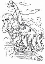 Brachiosaurus Colorluna sketch template