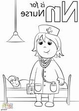 Nurse Coloring Pages Disimpan Dari Colouring sketch template