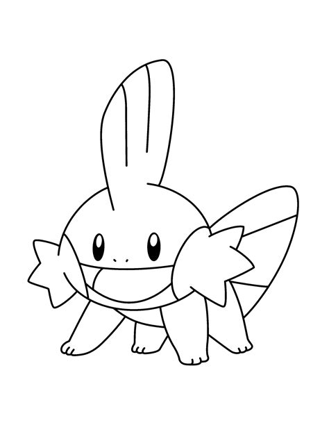 mudkip pages coloring pages