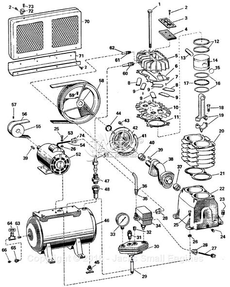 campbell hausfeld vt parts diagram  air compressor parts