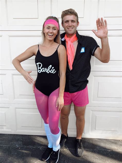 Barbie And Ken Workout Homemade Halloween Couple Costume
