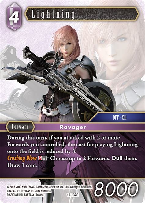 Lightning Starter Opus X Final Fantasy Tcg