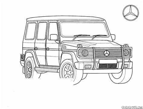 coloring page jeep nissan