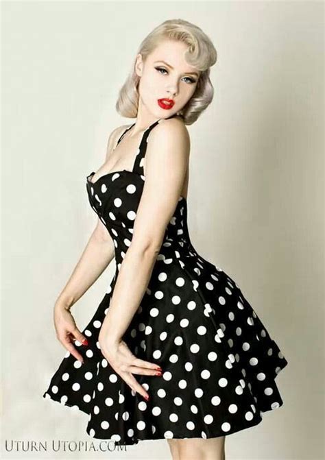 Polka Dot Dress Pinup Style Pinup Girl Style Research Pinterest