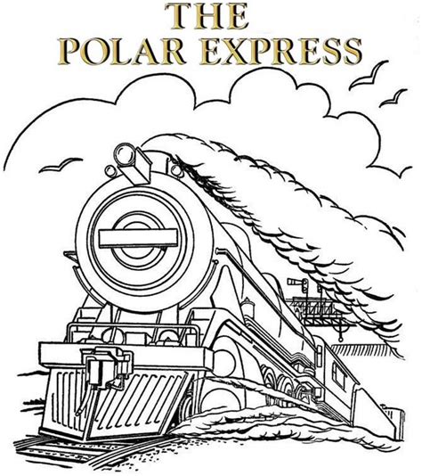 polar express  pages coloring pages