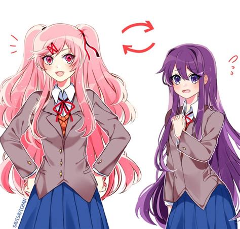 switched bodies  ddlc comic