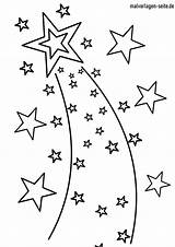 Sterne Malvorlage Ausmalbilder Sternenschweif sketch template
