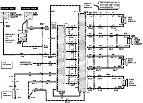 ford  wiring diagram qa  radio installation