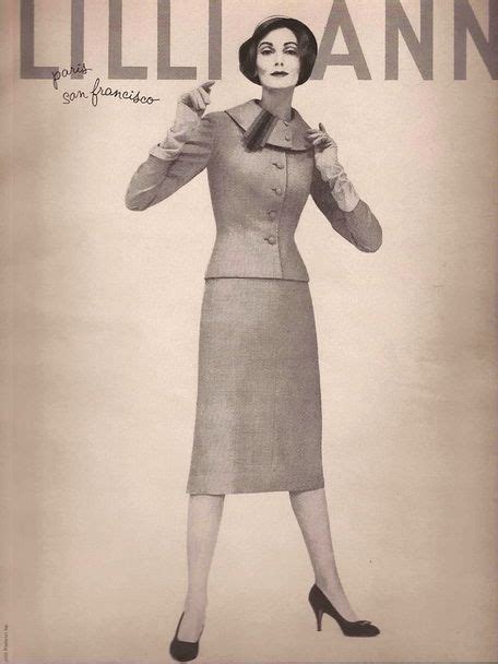 Lilli Ann Fashion Advertisement 1958 Vintage Fashion Photography