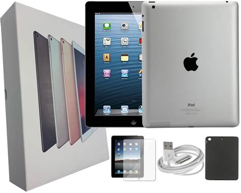 refurbished apple ipad  generation   gb black wi fi  bundle includes