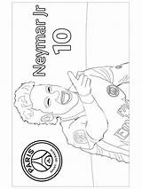 Neymar sketch template