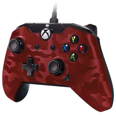 red camo wired controller  xbox  xbox  gamestop