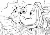 Coloring Nemo Pages Finding Bruce Library sketch template