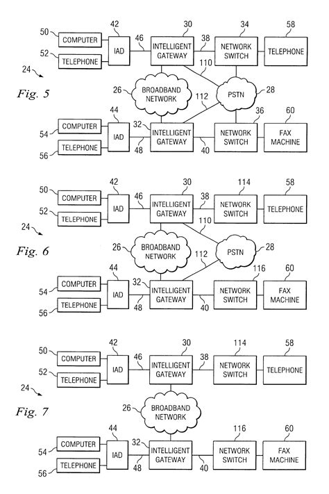 patent  system  method  interfacing  broadband network   circuit switched