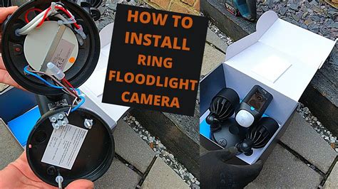install  ring floodlight camera  wiring diagram youtube
