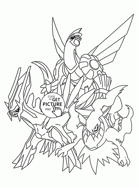 legendary pokemon coloring pages  kids pokemon characters