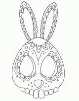 Skull Sugar Coloring Pages Bunny Skulls Easter Color Printable Bunnies Kids Dead Potionsmith Print Egg Template Library Clipart Dog Popular sketch template