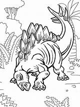 Dinosaurs Stegosaurus Coloringfolder sketch template