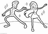 Tanzen Tanz Bailarines Ausmalbild Dansatori Colorat Tanssijat Ballett Letzte Varityskuvia Q3 sketch template