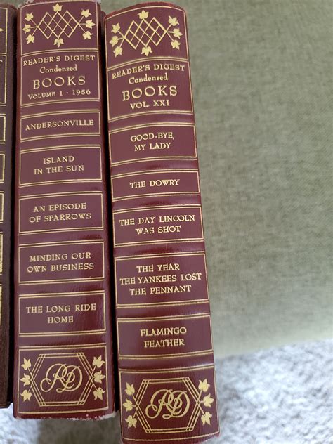 I Have 4 Readers Digest Condensed Books From 1956 And One