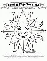Coloring Sun Pages Color Sheets Grade 4th Mexican Sunsets Worksheets Sunset Moon Printable Number Dulemba Bing Tuesday Aztec Face Books sketch template