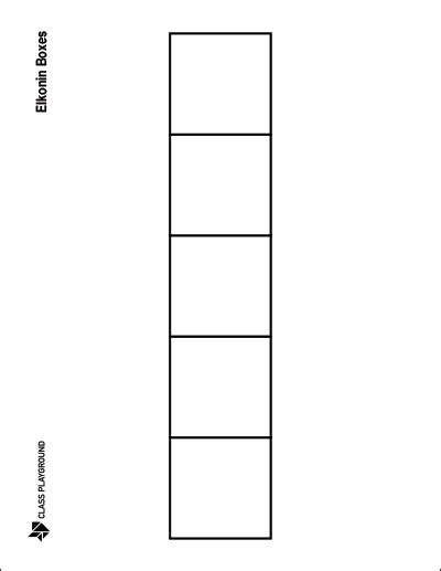 printable elkonin boxes template printable templates