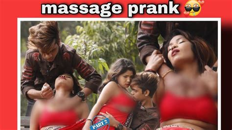 Massage Prank On Bhabhi Part 2🤤 Massage Prank Expose Roast Prank